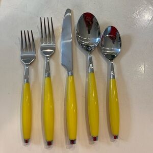 Fiesta Sunflower Flatware Service 5 Piece Place Setting. ‎ Have several sets.